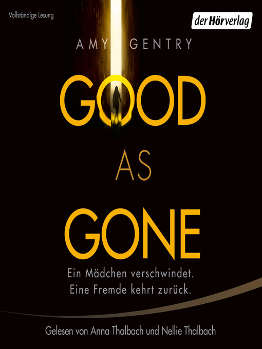Title details for Good as Gone by Amy Gentry - Available